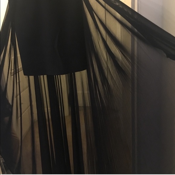 BLACK BANDAGE DRESS GOWN - Picture 7 of 8